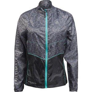 ULTIMATE DIRECTION Women's Ventro Windshell Jacket Packable XS Heather Gray NWT